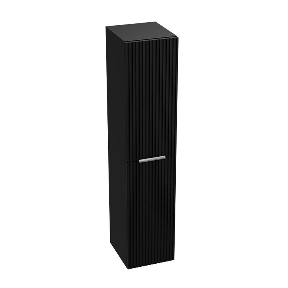 Висок окачен шкаф Rune Ivar 2 врати 30 cm матово черен