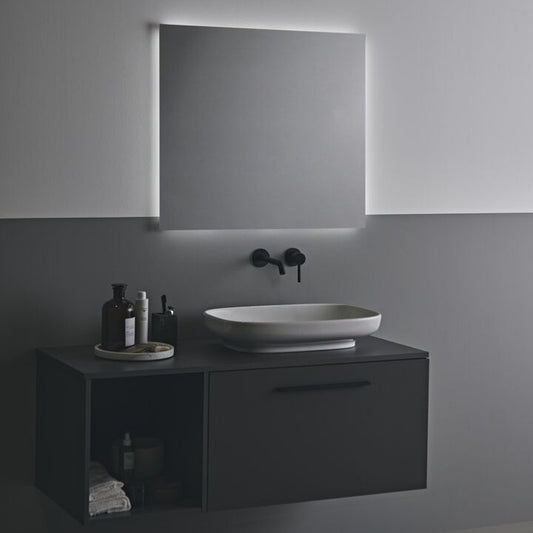 Ideal Standard i.life B Wall-Mounted Side Cabinet Matte Quartz Grey 40 cm