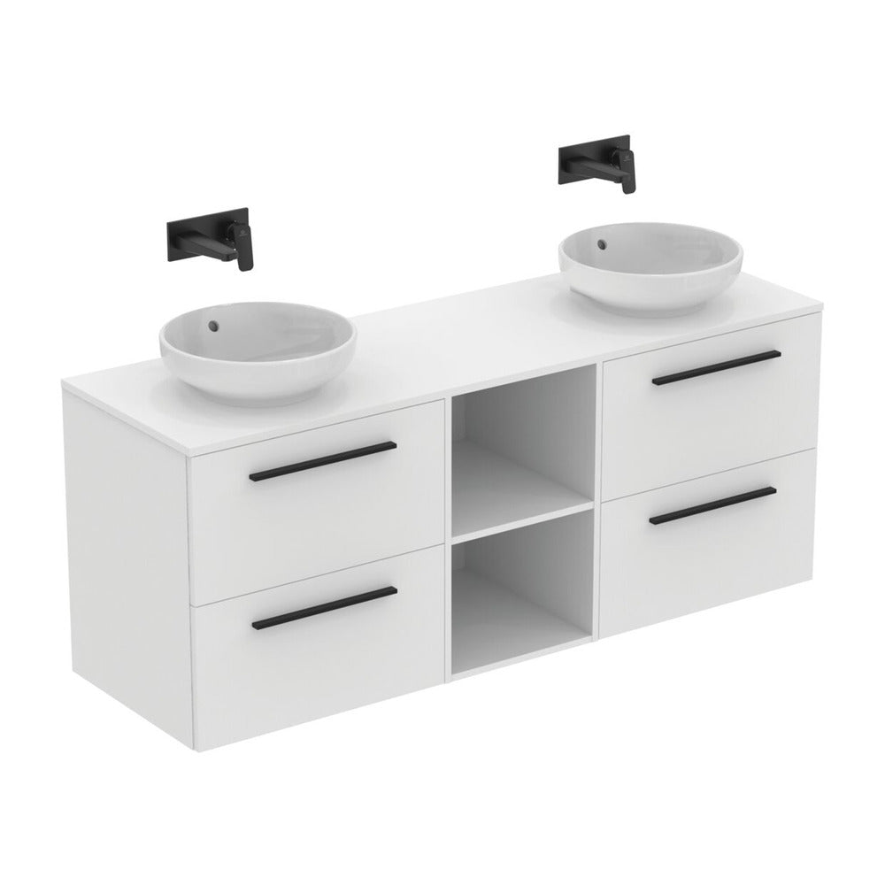 Страничен шкаф с монтаж Ideal Standard i.life B бял мат 40 см