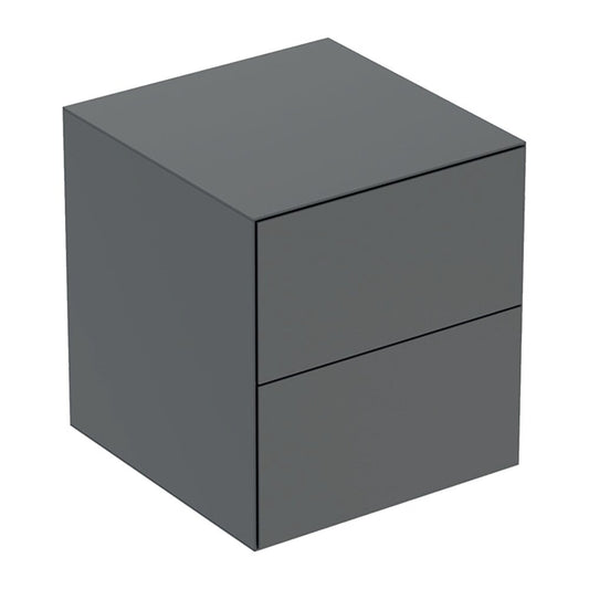 Geberit One Wall-Mounted Medium Cabinet with 2 Drawers 45 cm
