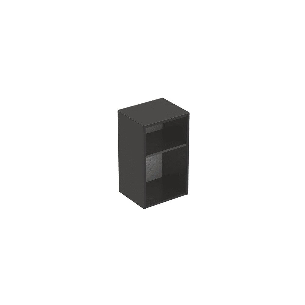 Geberit Smyle Square Medium Wall Cabinet Dark Grey 36 cm