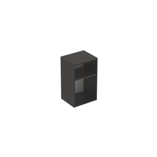 Geberit Smyle Square Medium Wall Cabinet Dark Grey 36 cm