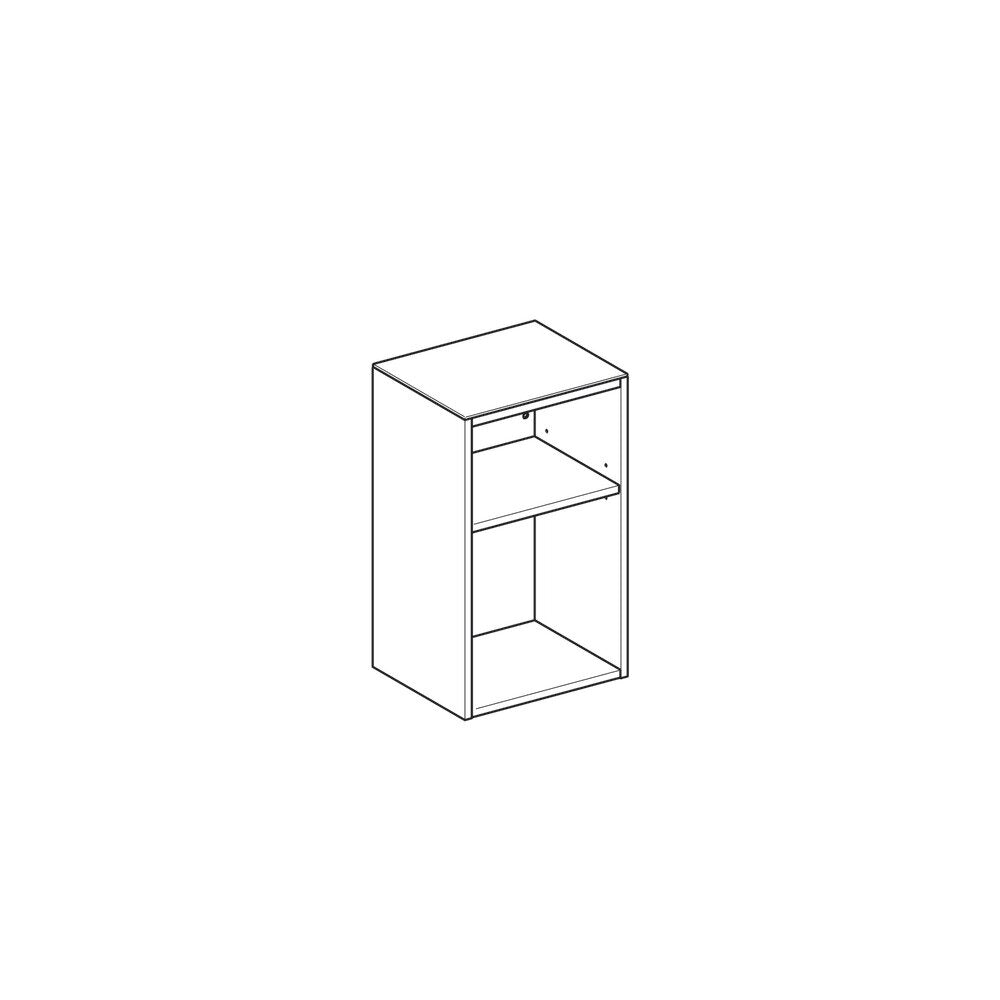 Geberit Smyle Square Medium Wall Cabinet Dark Grey 36 cm