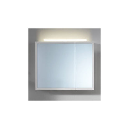 Wall-mounted cabinet with mirror KolpaSan Blanche white 70 cm