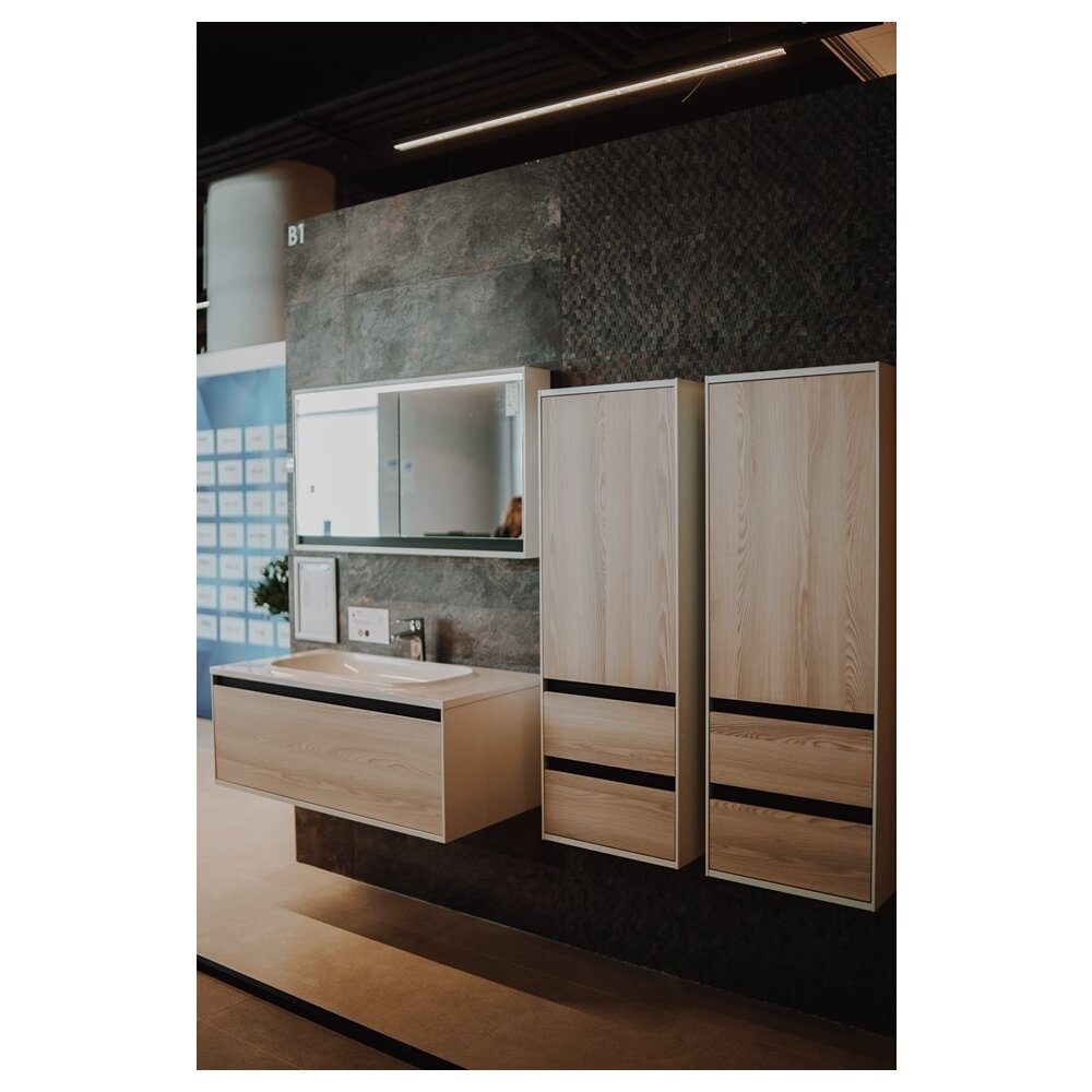 Wall-Mounted Cabinet with Mirror KolpaSan Pandora MDF White 60x75 cm