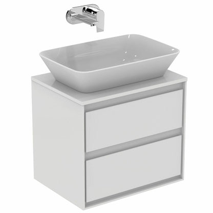 Бял стенен шкаф за мивка Ideal Standard Connect Air 60 см E0818B2