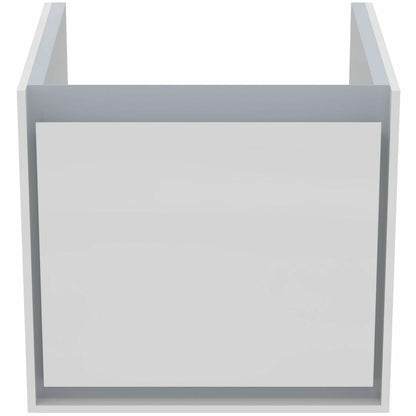 Бял окачен шкаф за мивка Ideal Standard Connect Air Cube 43.5 см E0842KN