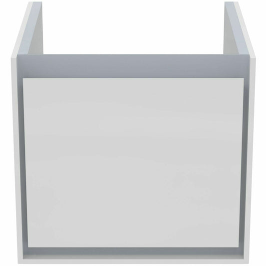 Бял окачен шкаф за мивка Ideal Standard Connect Air Cube 43.5 см E0842KN