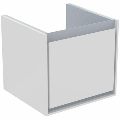 Бял окачен шкаф за мивка Ideal Standard Connect Air Cube 43.5 см E0842KN