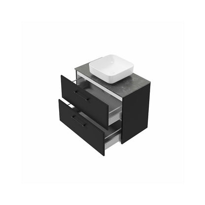 Defra MO-RE 80 cm Wall-Mounted Cabinet for Sink Matte Black