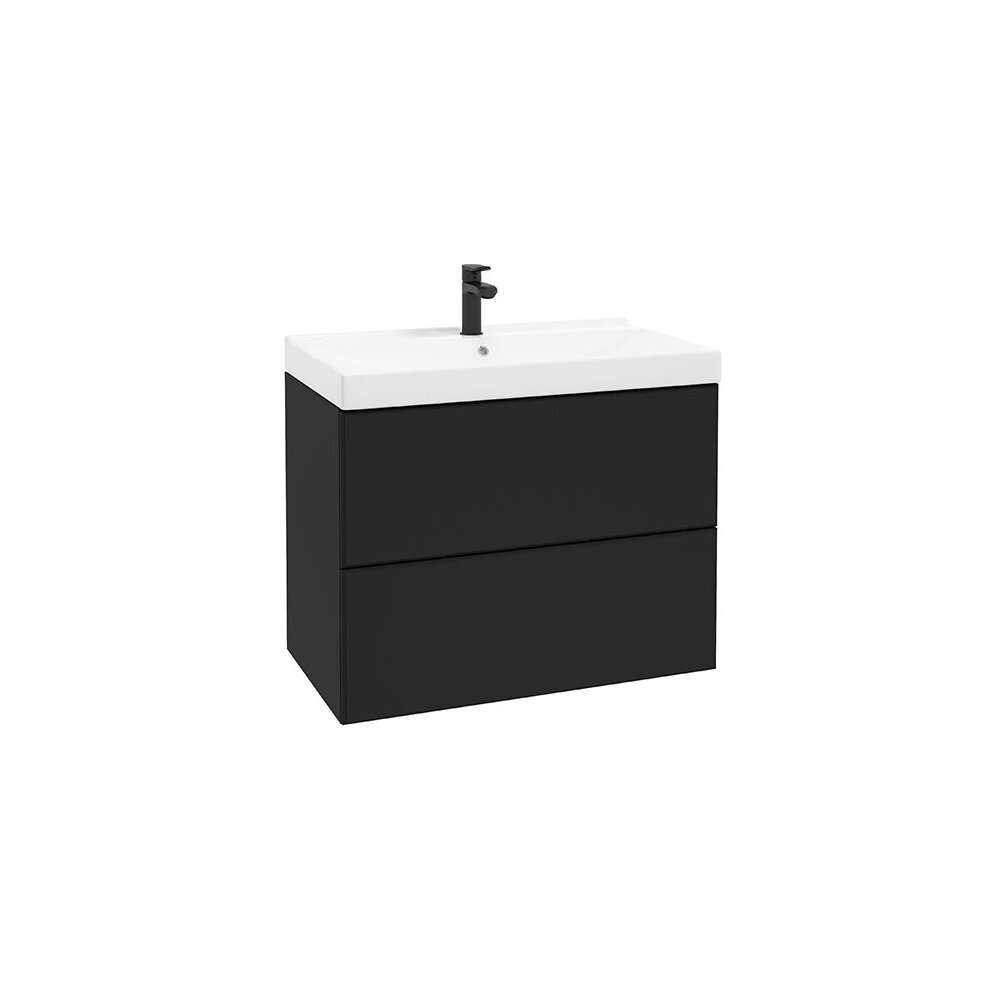 Defra MO-RE 80 cm Wall-Mounted Cabinet for Sink Matte Black