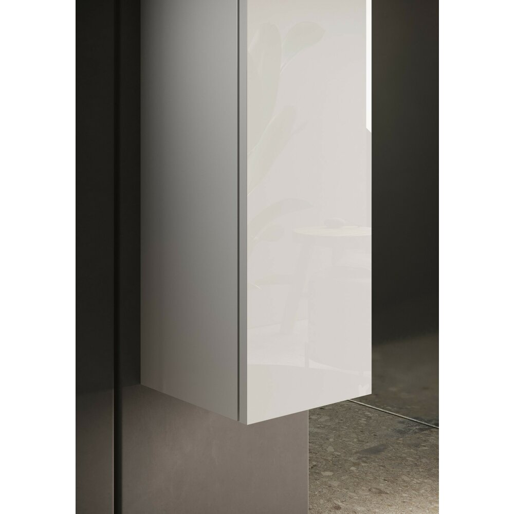 Стенно шкафче тип колона бяло LC Mobili Italia Start 138x25 см
