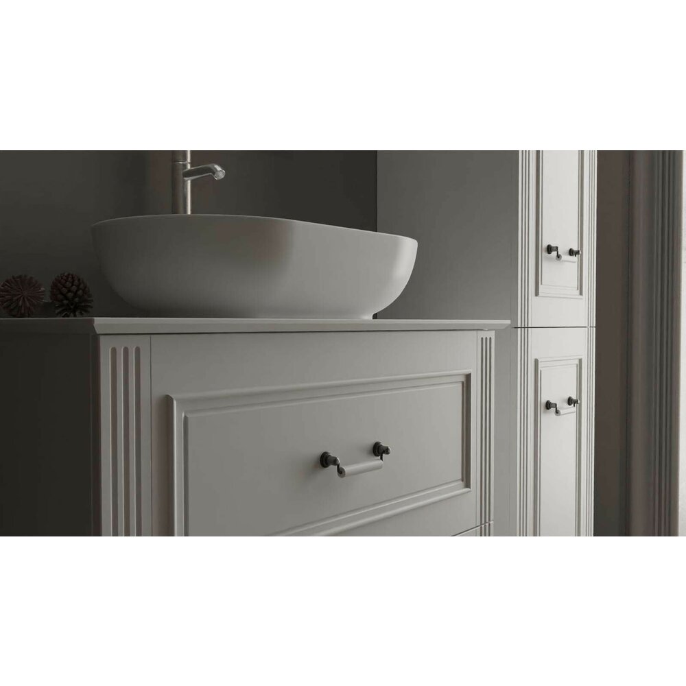 Floor Column Cabinet White Krofam Oxford 190 cm