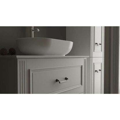 Floor Column Cabinet White Krofam Oxford 190 cm