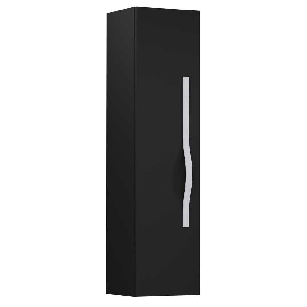 Черна висяща колона Krofam e-VOG 130 cm с хромирана дръжка