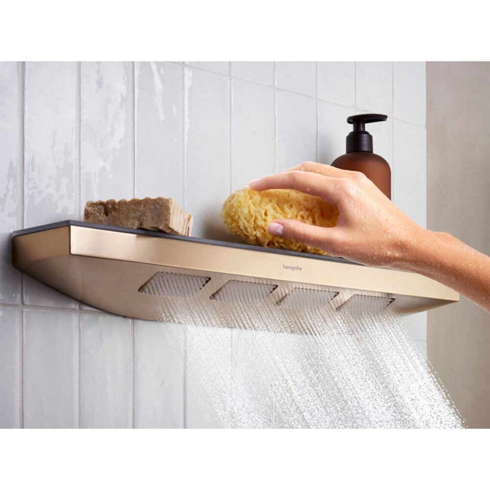 Душ за стена Hansgrohe Rainfinity Shoulder 500 бронз периат 1 функция