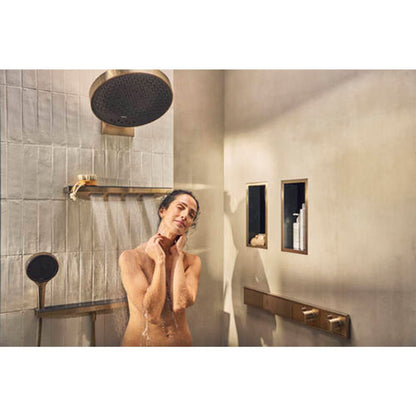 Душ за стена Hansgrohe Rainfinity Shoulder 500 бронз периат 1 функция