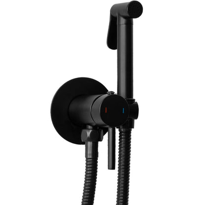 Rea Loop Matte Black Hygienic Shower with Concealed Battery