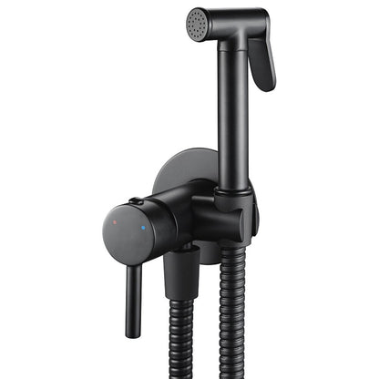 Rea Loop Matte Black Hygienic Shower with Concealed Battery