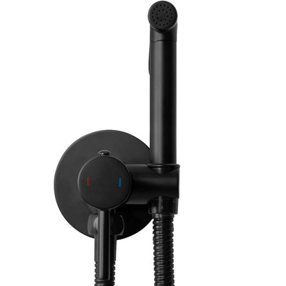 Rea Loop Matte Black Hygienic Shower with Concealed Battery
