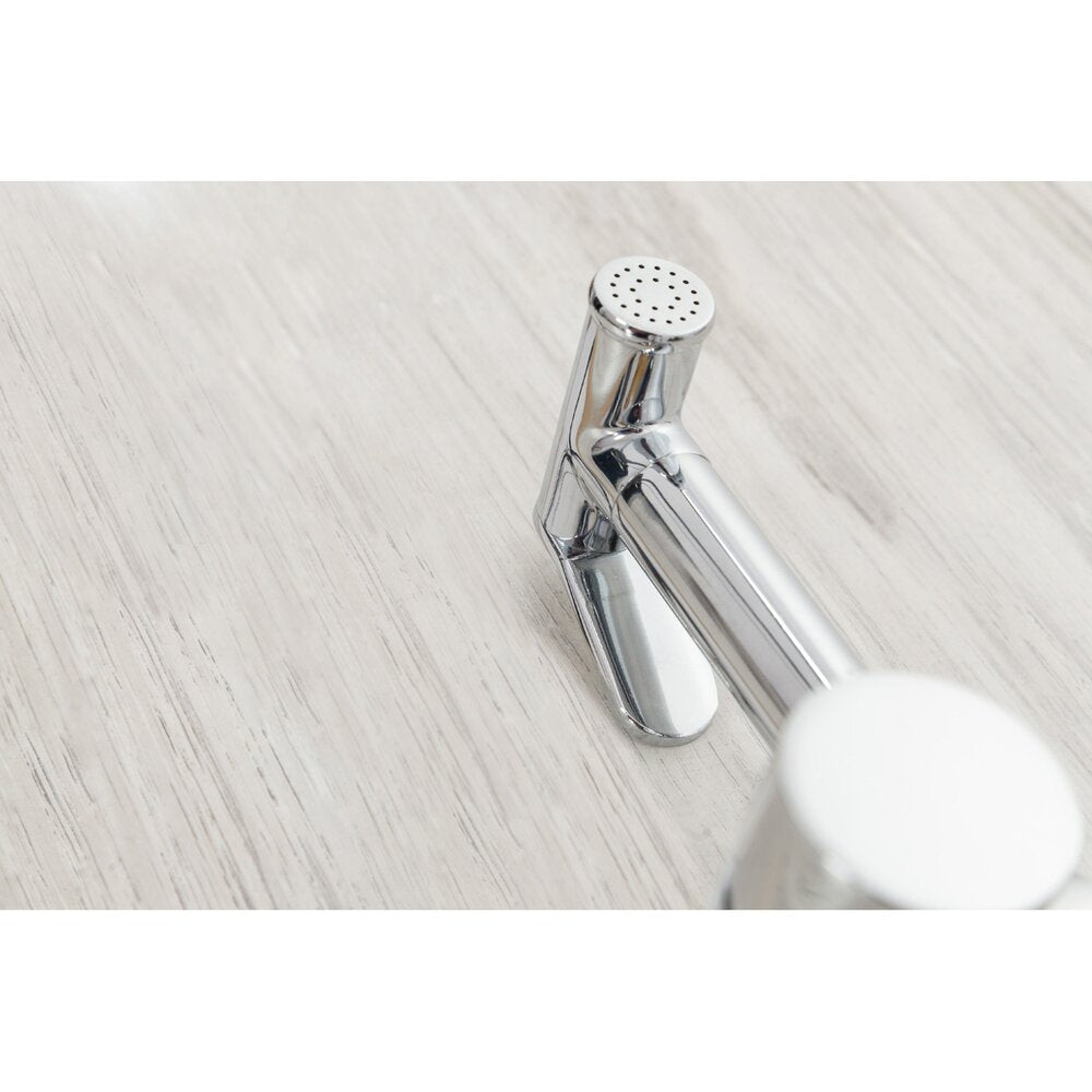 Rea Loop Chrome Plated Bidet Mixer with Hand Shower
