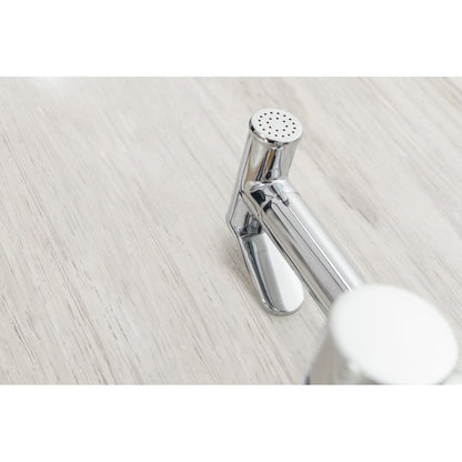 Rea Loop Chrome Plated Bidet Mixer with Hand Shower