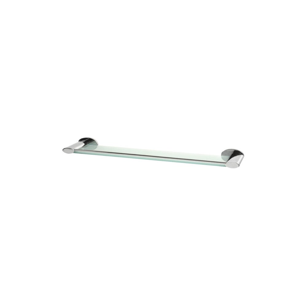 Bisk Side 54 cm Transparent Chrome Shelf