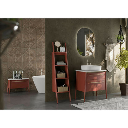 Етажера с 4 рафта terracotta Krofam Dukla 152 см