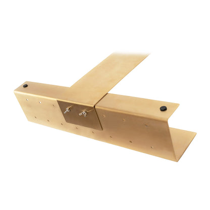 Rea Tori Shower Shelf Brushed Gold Finish