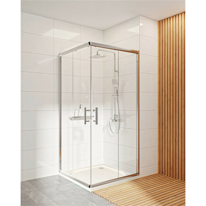 Shelf Deante Round chrome