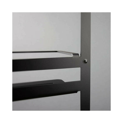 Двуетажна етажерка с куки Deante Mokko черен 76x30 см