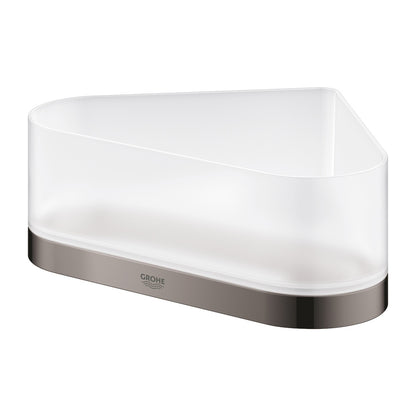 Grohe Selection Glossy Anthracite Corner Shower Shelf Hard Graphite