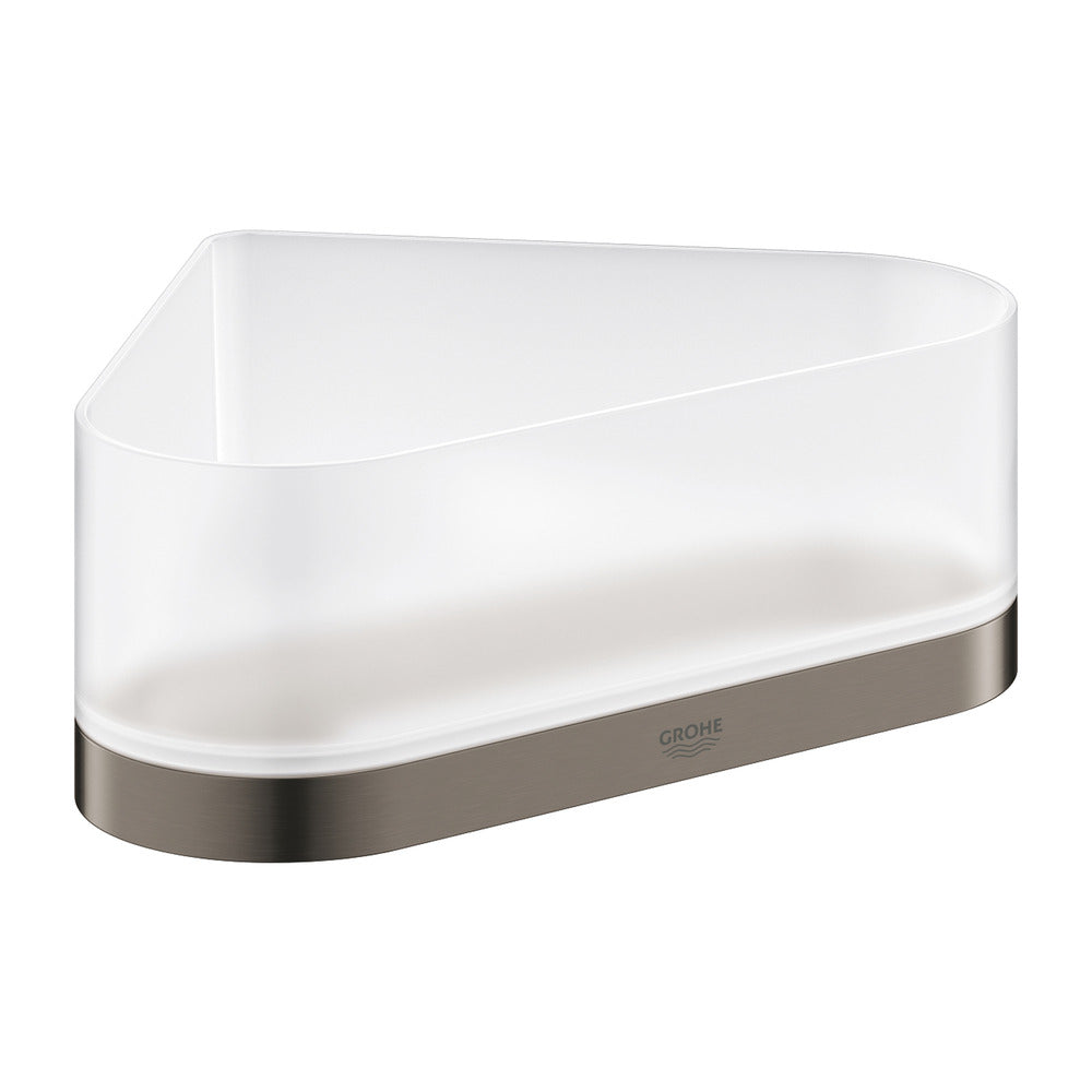 Grohe Selection Corner Shower Shelf in Hard Graphite