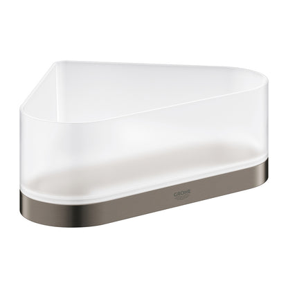 Grohe Selection Corner Shower Shelf in Hard Graphite