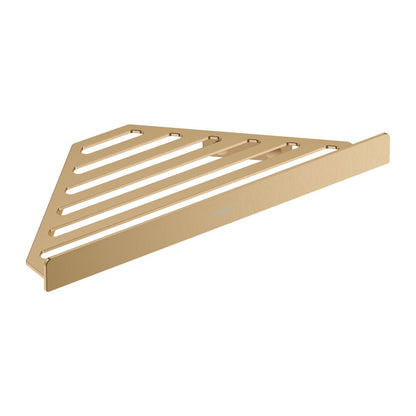 Hansgrohe AddStoris Corner Shower Shelf in Brushed Bronze