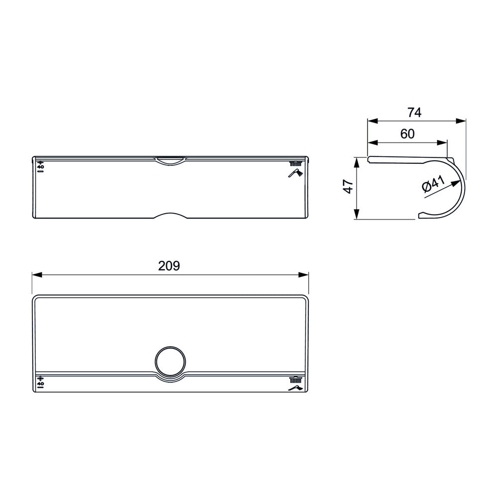 Душ етажерка Ideal Standard Ceratherm хром гланц