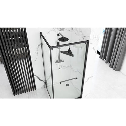 Matte Black Shelf Rea SF07 28.5 cm