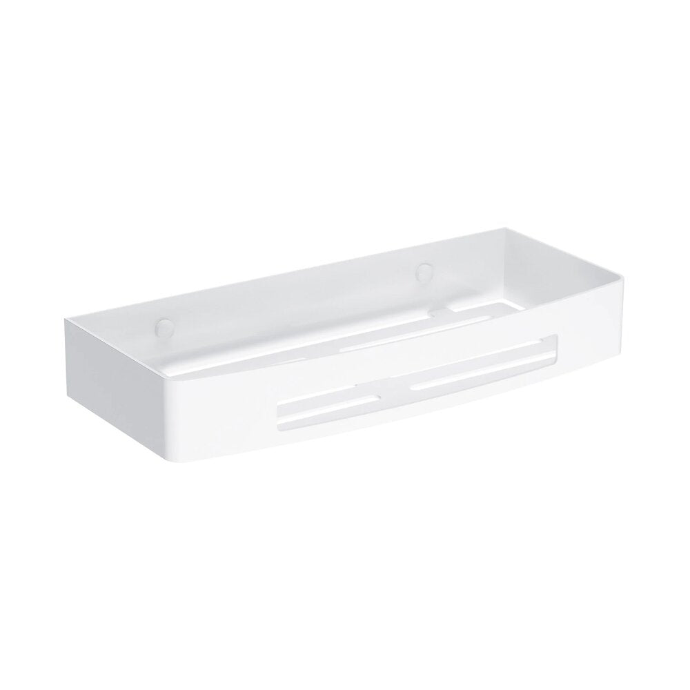 Етажерка за душ Omnires Uni матово бяло 30x15 cm