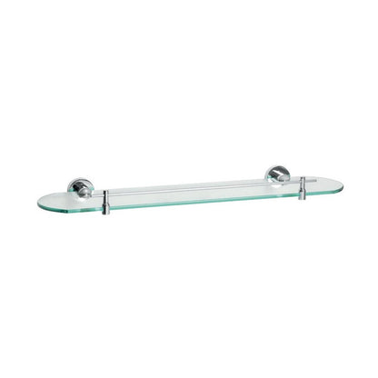 Ferro Mephisto Glass Shelf Glossy Chrome