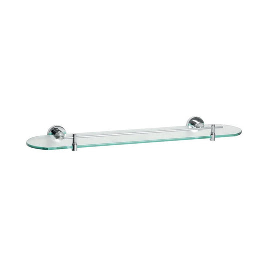 Ferro Mephisto Glass Shelf Glossy Chrome
