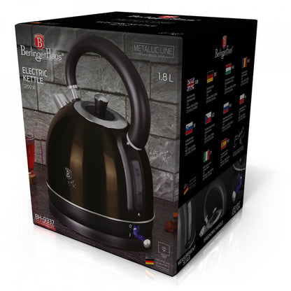 Електрически чайник Metallic Line Shiny Black Edition BerlingerHaus BH 9337