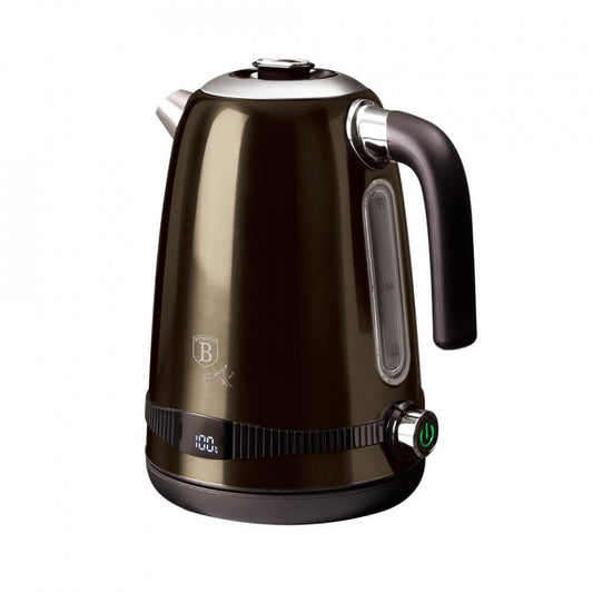 Електрическа кана с цифров дисплей Metallic Line Shiny Black Edition BerlingerHaus BH 9330
