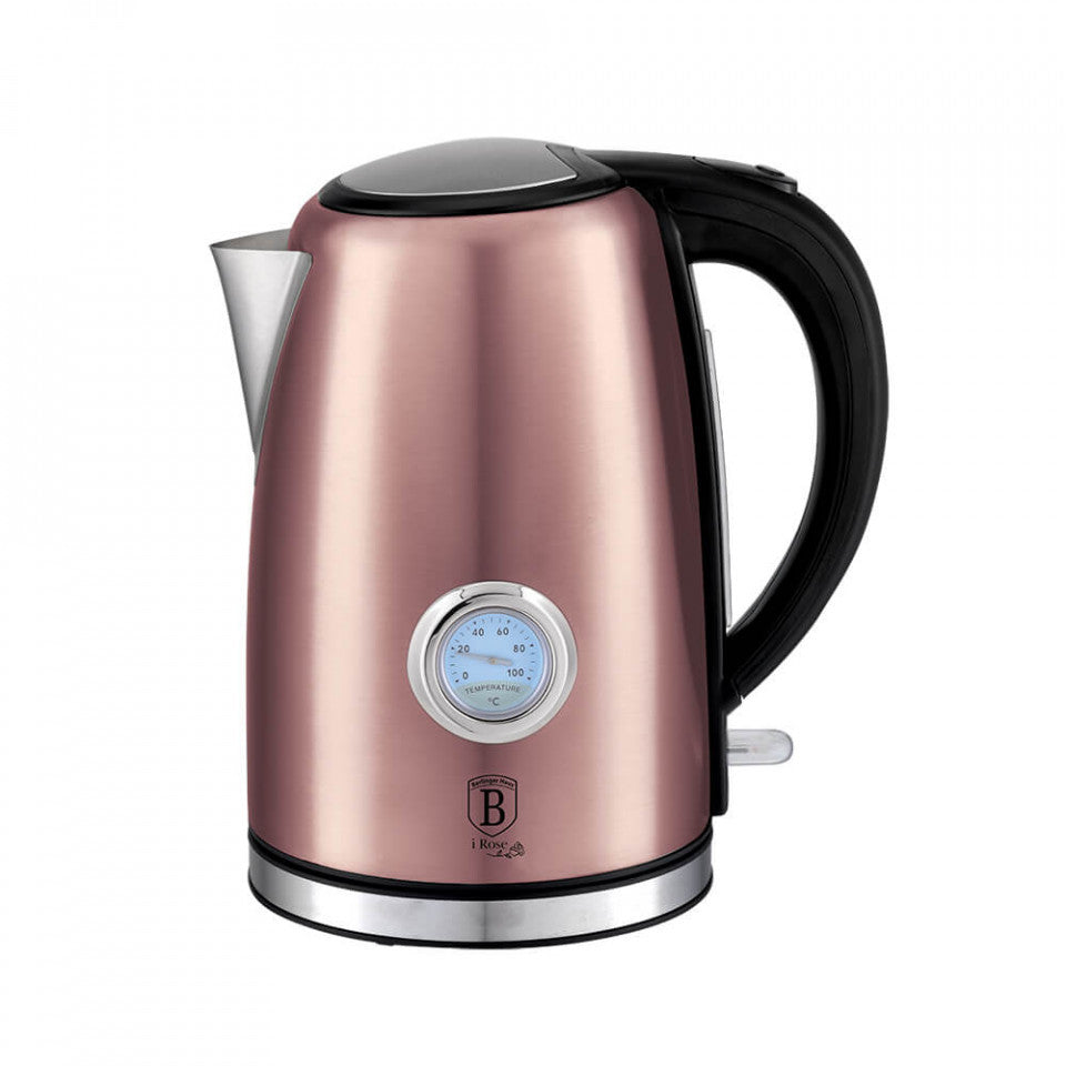 Електрическа кана с термостат 1.7L I-Rose Line Collection Berlinger Haus BH 9070