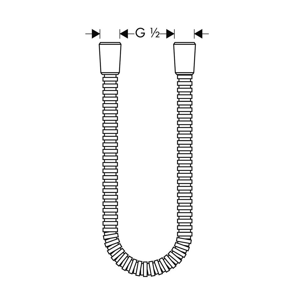 Метален душов маркуч Hansgrohe Axor 200 см