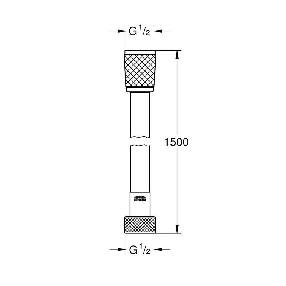 Шлаух за душ Grohe Vitalioflex Comfort 150 cm хром