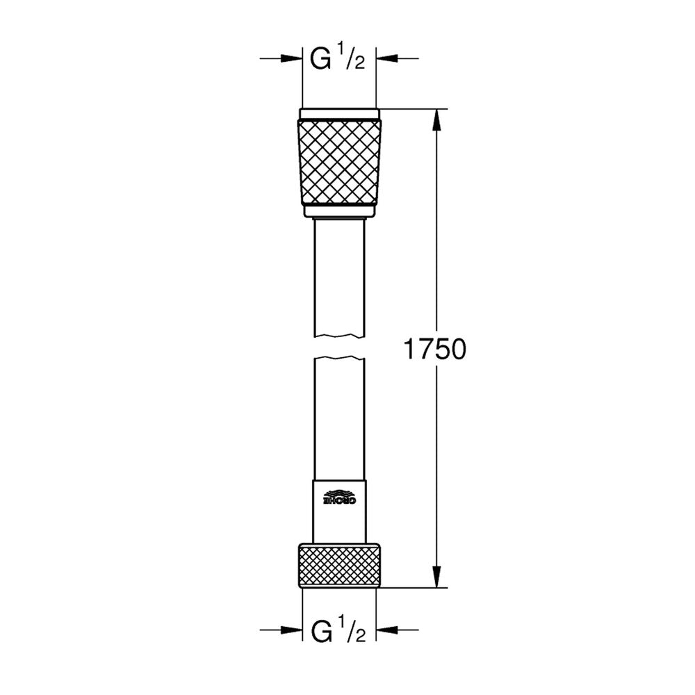 Шлаух за душ Grohe Vitalioflex Comfort 175 cm хром