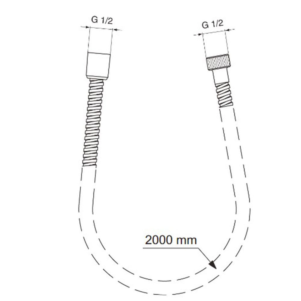 Ideal Standard IdealRain MetalFlex Shower Hose 200 cm