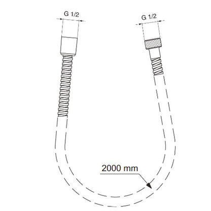 Ideal Standard IdealRain MetalFlex Shower Hose 200 cm