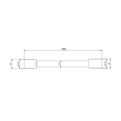 Душ маркуч Villeroy&Boch Universal златен мат 160 cm