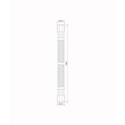 Omnires Clip Flexible Hose for Kitchen Faucet